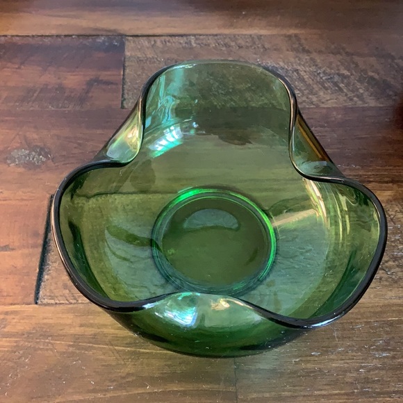 🦚VINTAGE GREEN DISH🦚 - Picture 5 of 8
